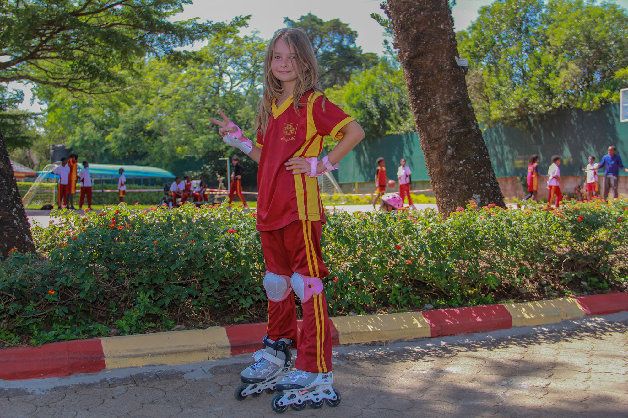 roller-blading